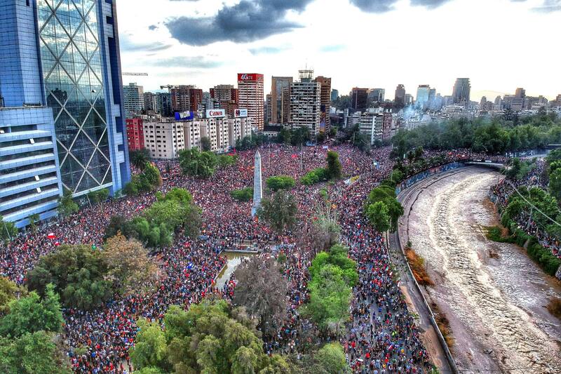 Un 25 de octubre se registra la marcha más multitudinaria del país.