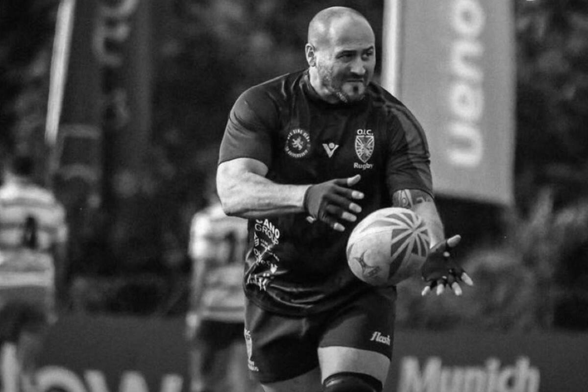 falleció en pleno partido de rugby.