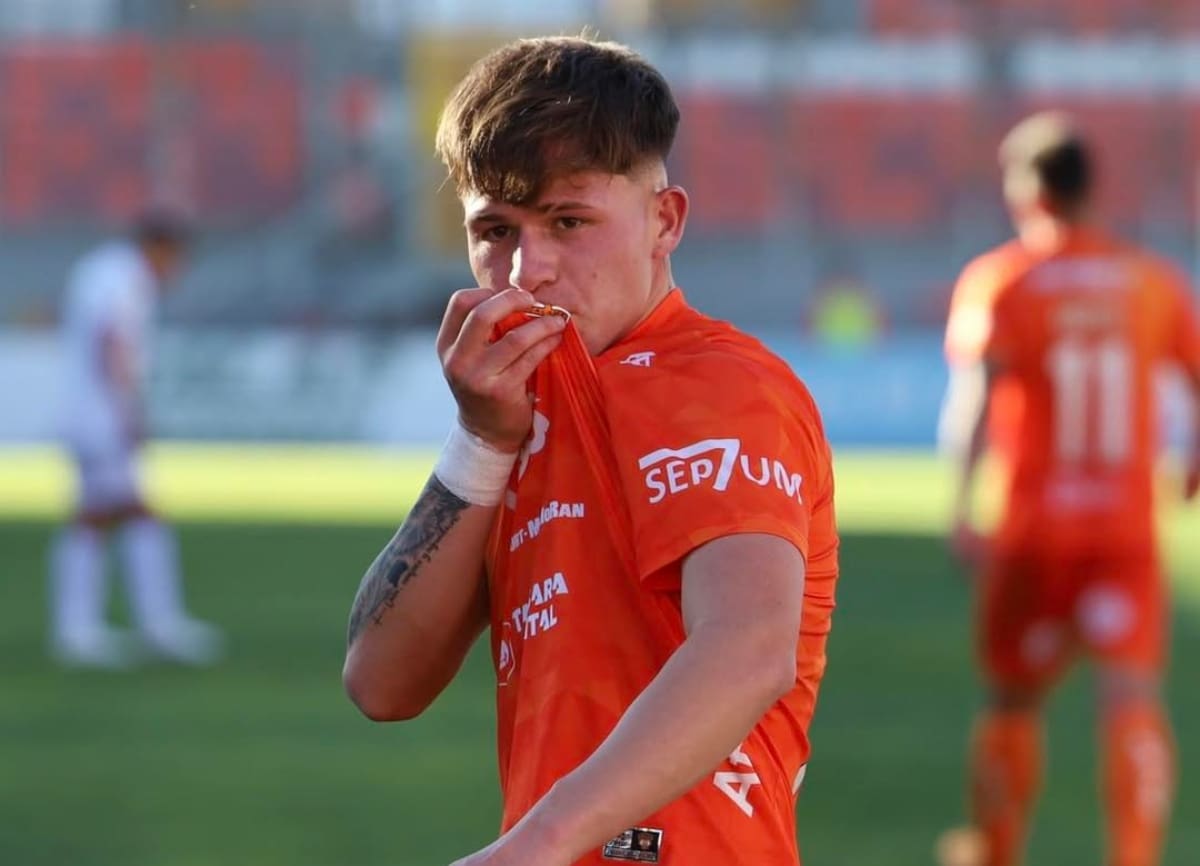 El delantero se lució en Cobreloa por Copa Chile. Foto: @cobreloa.