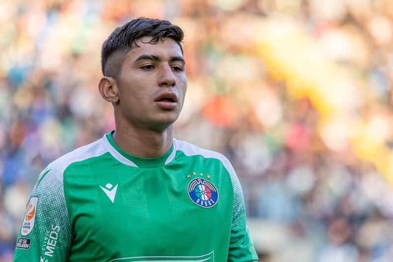 Esteban Matus en el duelo de Audax Italiano vs Colo Colo por la Liga de Primera 2025. Foto: Felipe Escobedo