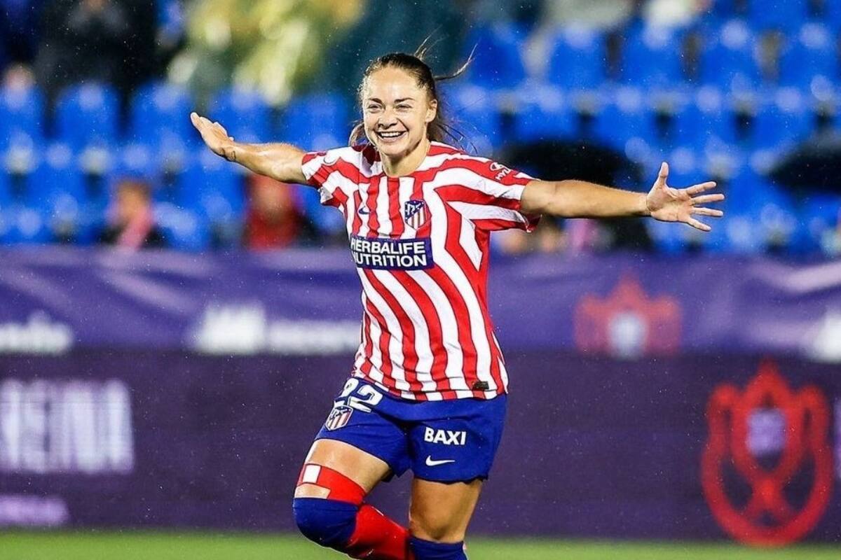 La ex Colo Colo Estefanía Banini fue una de las figuras del encuentro que Atlético Madrid le ganó a Alhama CF, para avanzar a la final de la Copa de La Reina.
