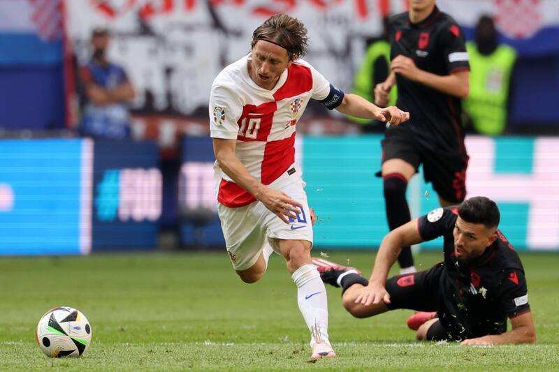 Luka Modric quiere dar otro batacazo con Croacia. EFE