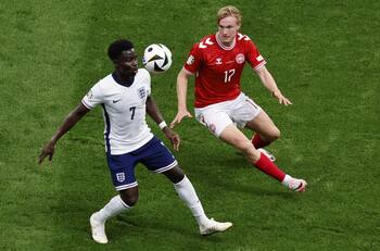 Inglaterra empató con Dinamarca y sigue dejando dudas en la Eurocopa