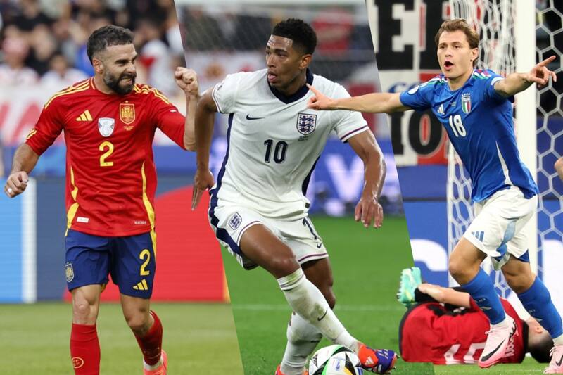 Inglaterra, España e Italia saltarán a la cancha.