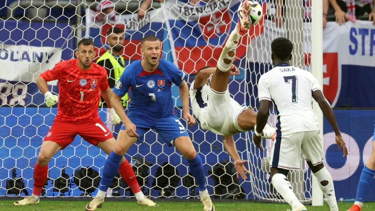 VIDEO | El mejor gol de la Eurocopa: la increíble chilena de Bellingham que salvó a Inglaterra en el último segundo