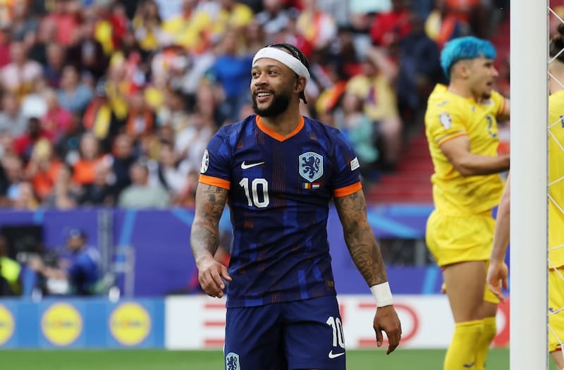 Memphis Depay, goleador de Países Bajos. EFE