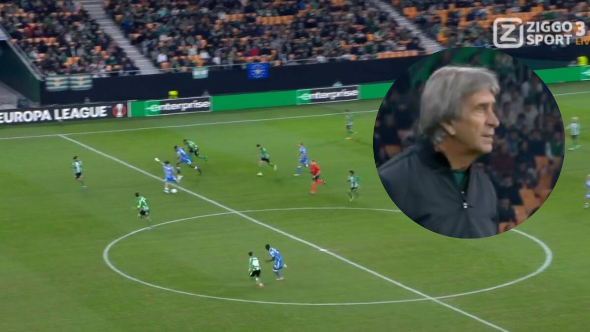 VIDEO | Pellegrini no lo podía creer: el golazo de mitad de cancha que recibió Betis en Europa League