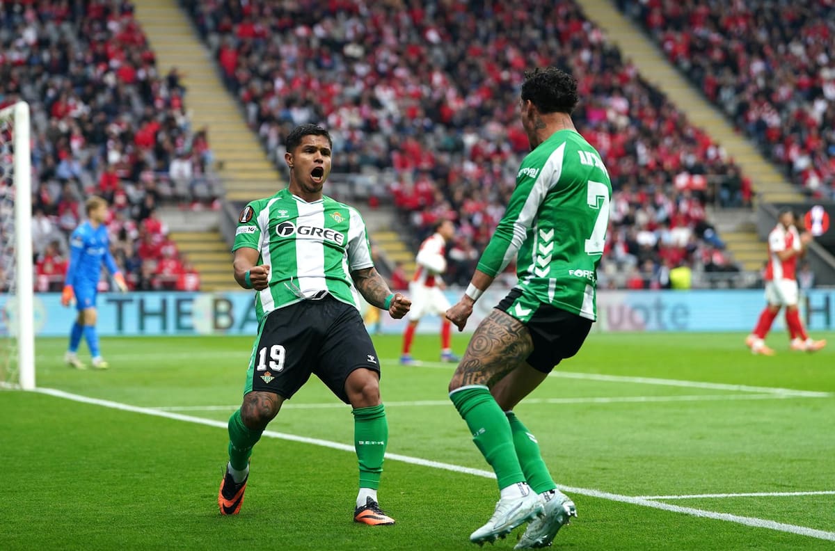 Empate estratégico de Pellegrini: estos fueron los goles del 1-1 que cosechó el Betis en Portugal