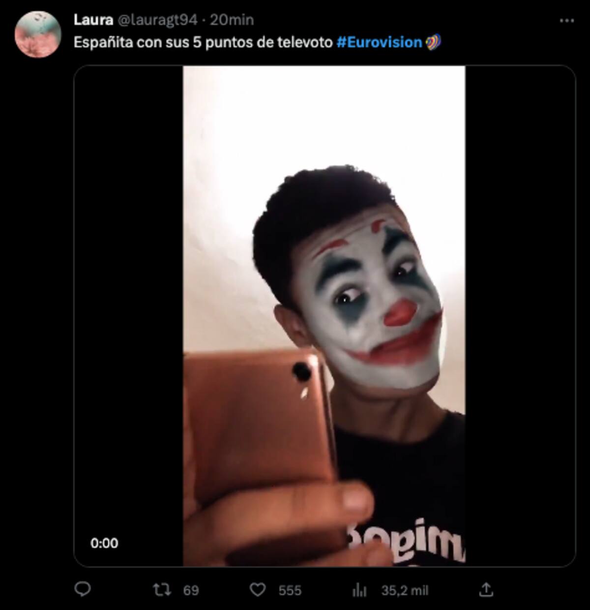 Una de las reacciones de los españoles tras sumar solo cinco puntos en la recta final / Twitter