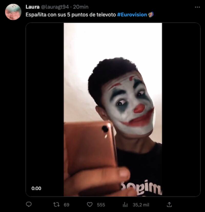 Una de las reacciones de los españoles tras sumar solo cinco puntos en la recta final / Twitter