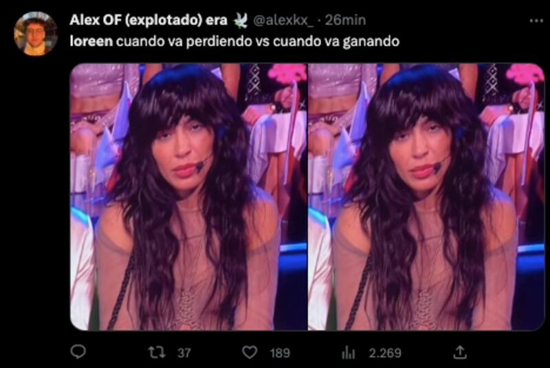 Los usuarios de Twitter se burlaron de la actitud de Loreen