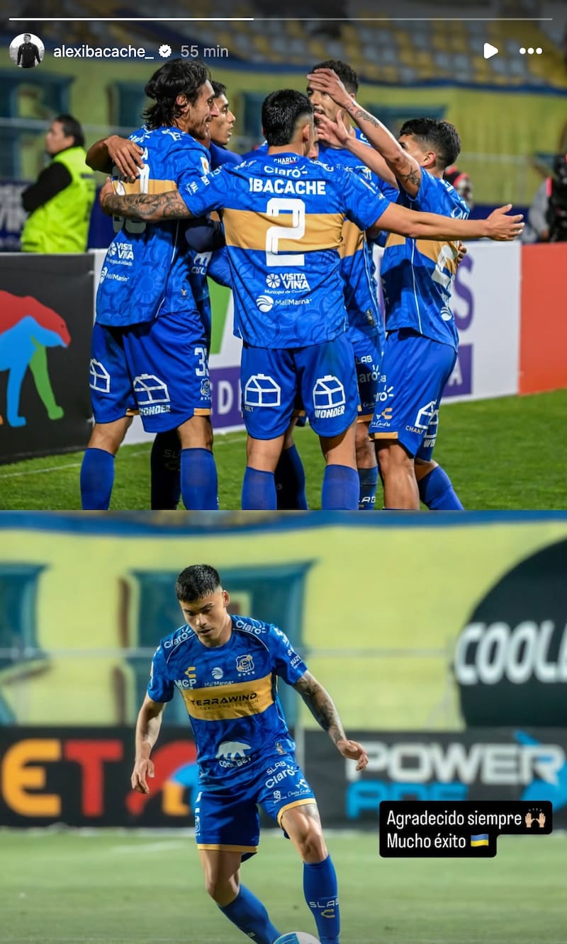 Álex Ibacache se despide del club.