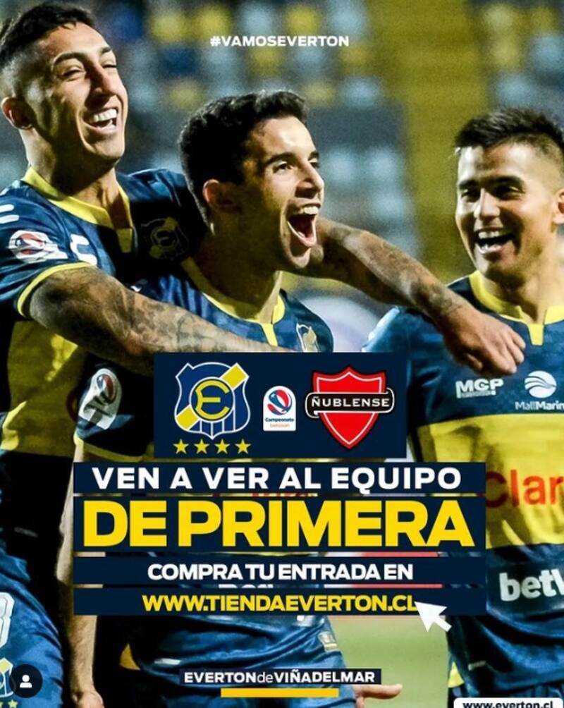 Everton le "tocó la oreja" a Santiago Wanderers antes del partido contra Ñublense. Foto: Aton.