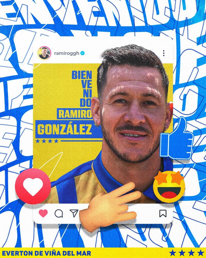 Ramiro González fue el tercer refuerzo presentado por Everton.