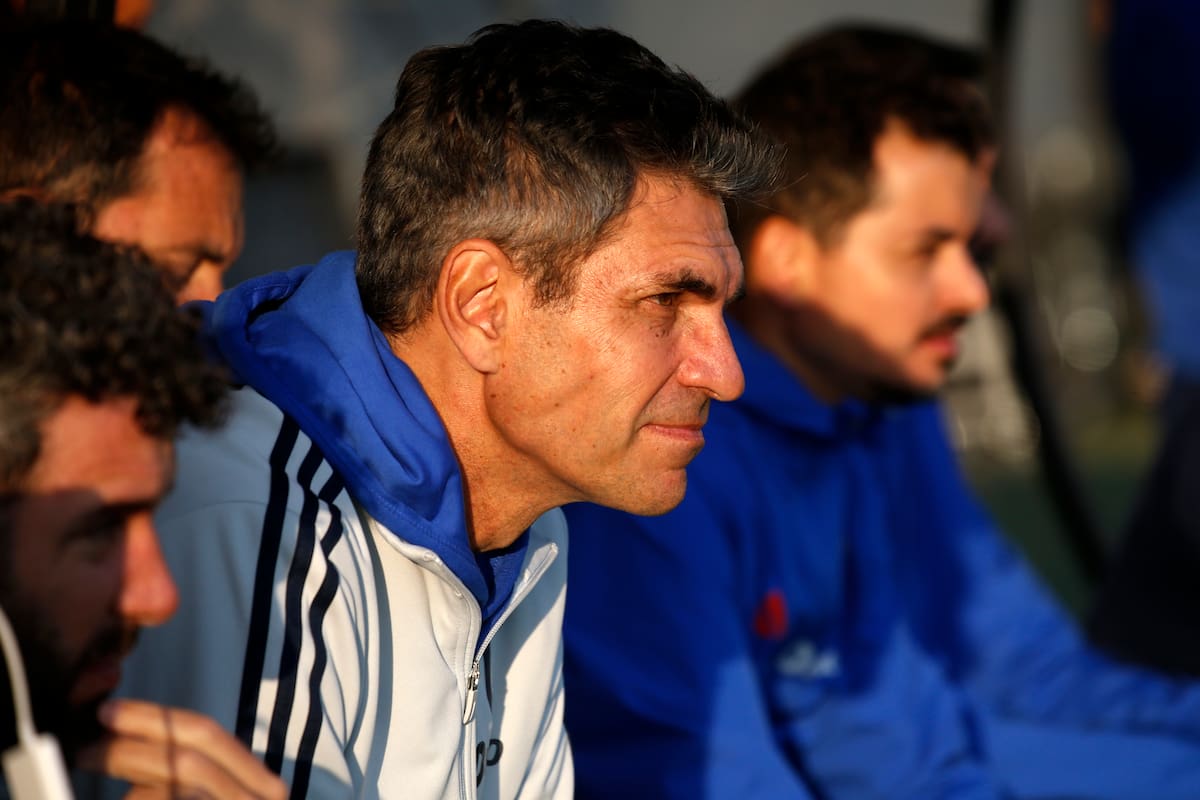 Mauricio Pellegrino, técnico de la Universidad de Chile. Foto: Agencia Aton.