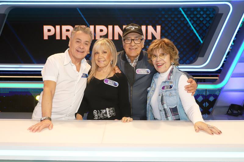 Pato Torres, Marilú Cuevas, Fernando Alarcón y Maitén Montenegro/ Canal 13