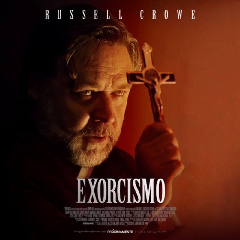 "Exorcismo" es protagonizada por Russell Crowe.