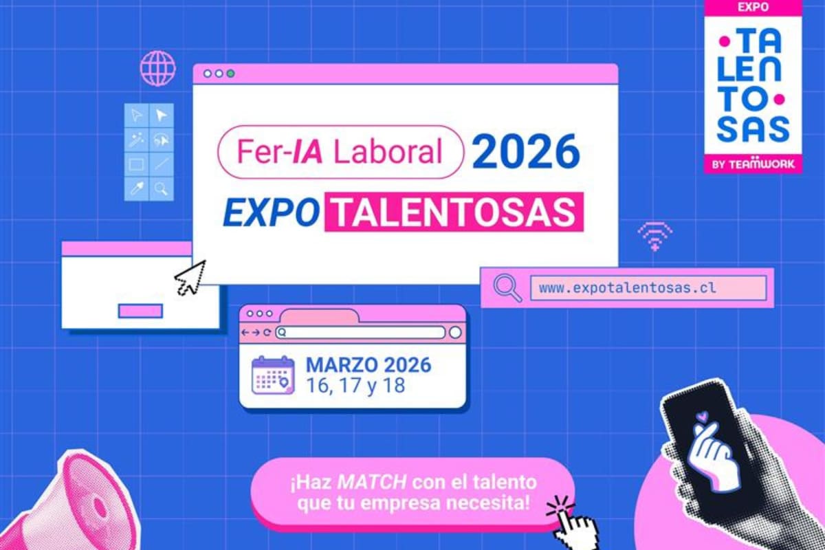 El evento busca ayudar a disminuir las tasas de desempleo femenino, ofreciendo puestos de trabajo en distintas empresas y rubros del país. Créditos: Teamwork.