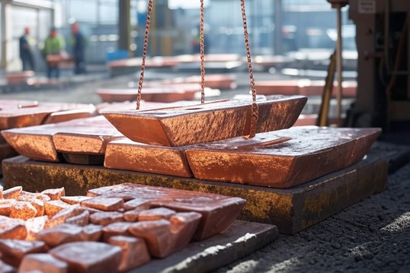 Estados Unidos recibe millones en toneladas de este metal desde Chile.