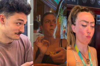 “Haciendo patria...”: Extranjeros probaron la comida típica chilena y así la calificaron