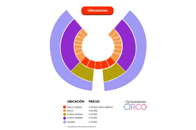 Ya está disponible el calendario con las funciones en Santiago.
Créditos: Ticketplus.