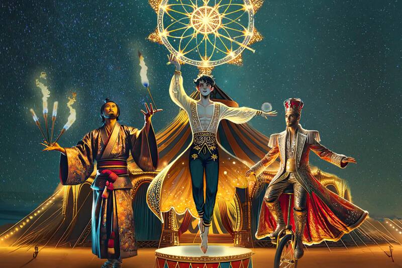 El espectáculo circense es un imperdible en esta Navidad.