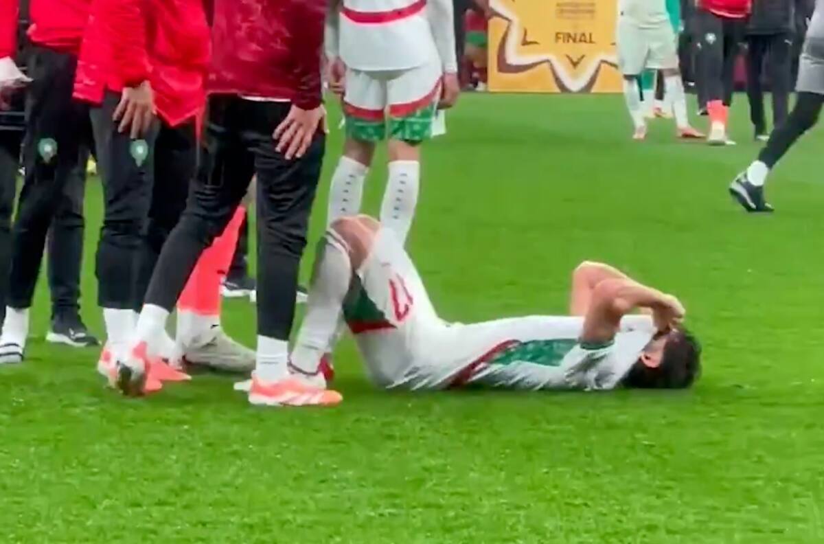 VIDEO | El conmovedor llanto de pupilo de Manuel Pellegrini tras perder la final de la Copa Africana