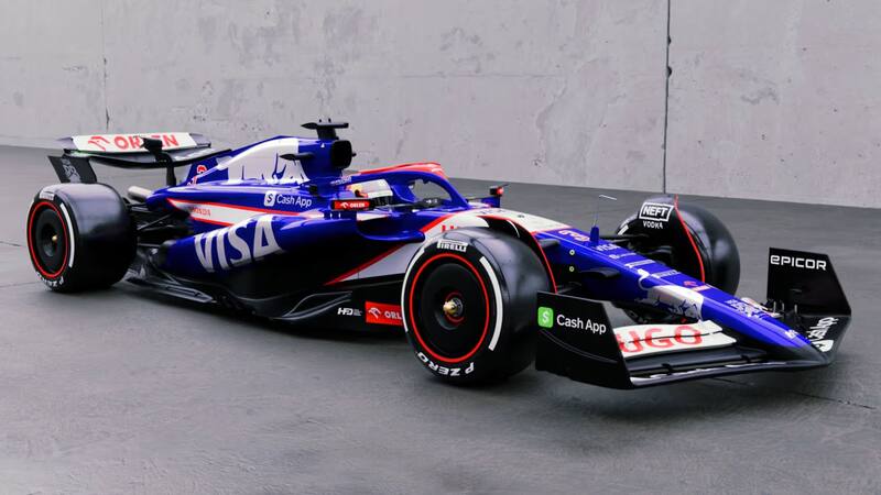 Racing Bulls fue el monoplaza más vistoso de los que se han presentado. Foto: Formula1.com