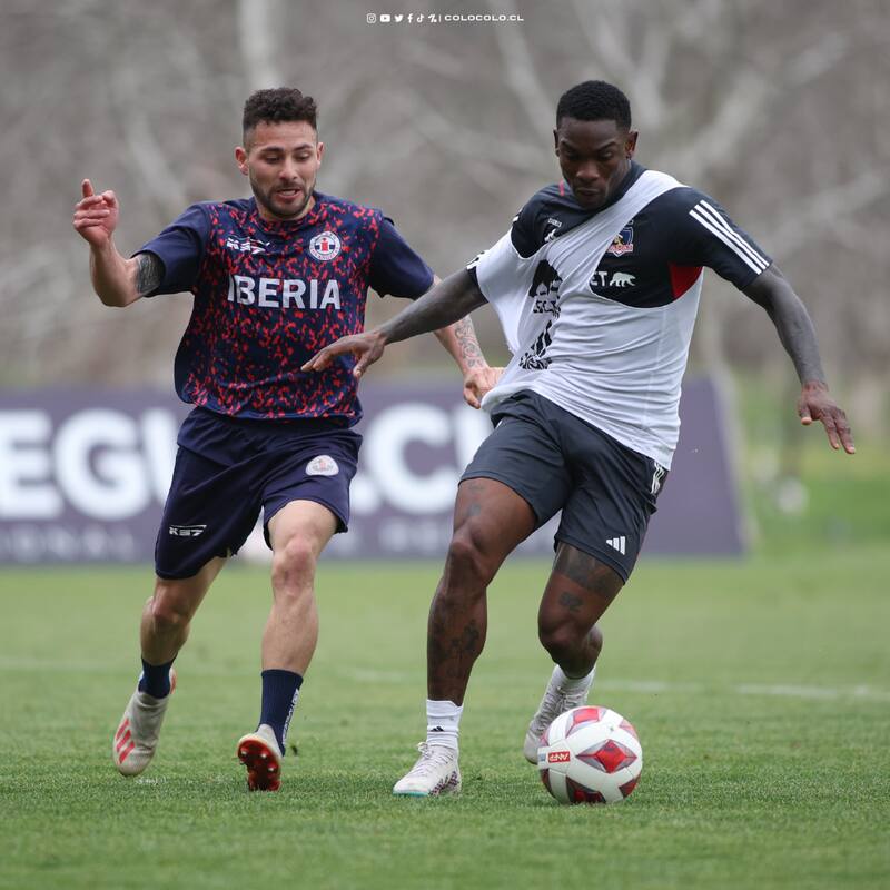 anotó en el amistoso de Colo Colo ante Iberia en las canchas del Sifup (Foto: Colo Colo)