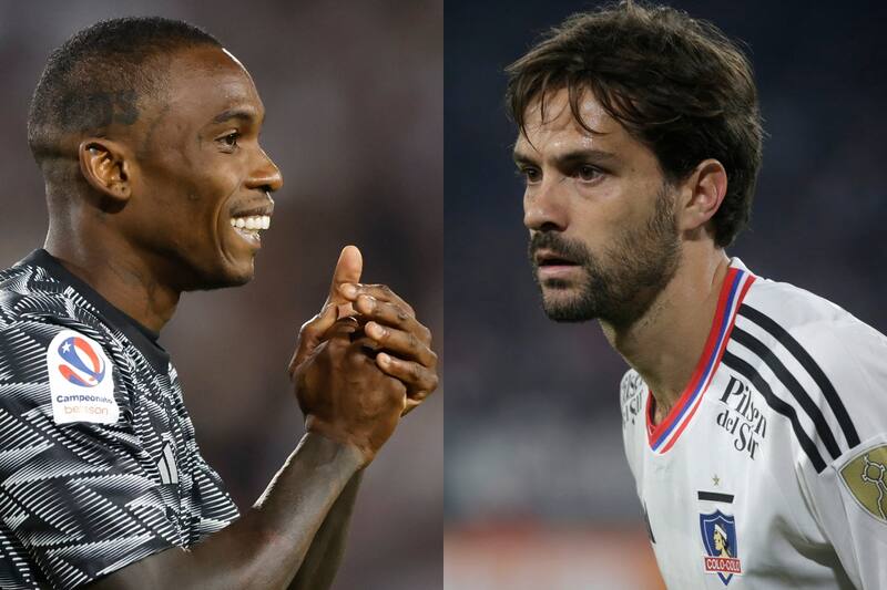 Ambos jugadores tienen los días contados en Colo Colo.