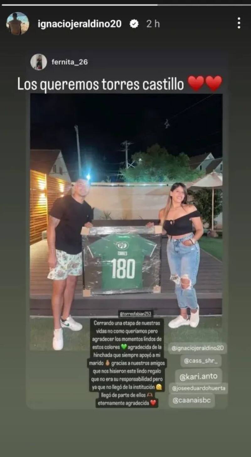 Familia de Fabián Torres cuestiona a la dirigencia de Audax Italiano.