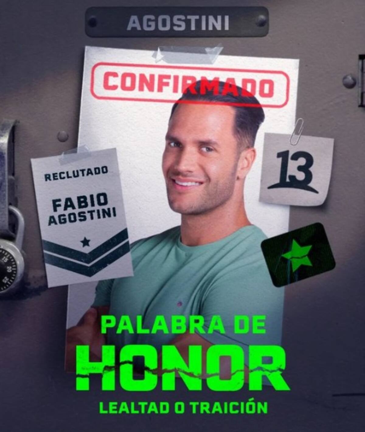 Fabio Agostini va por la revancha. Créditos: Canal 13