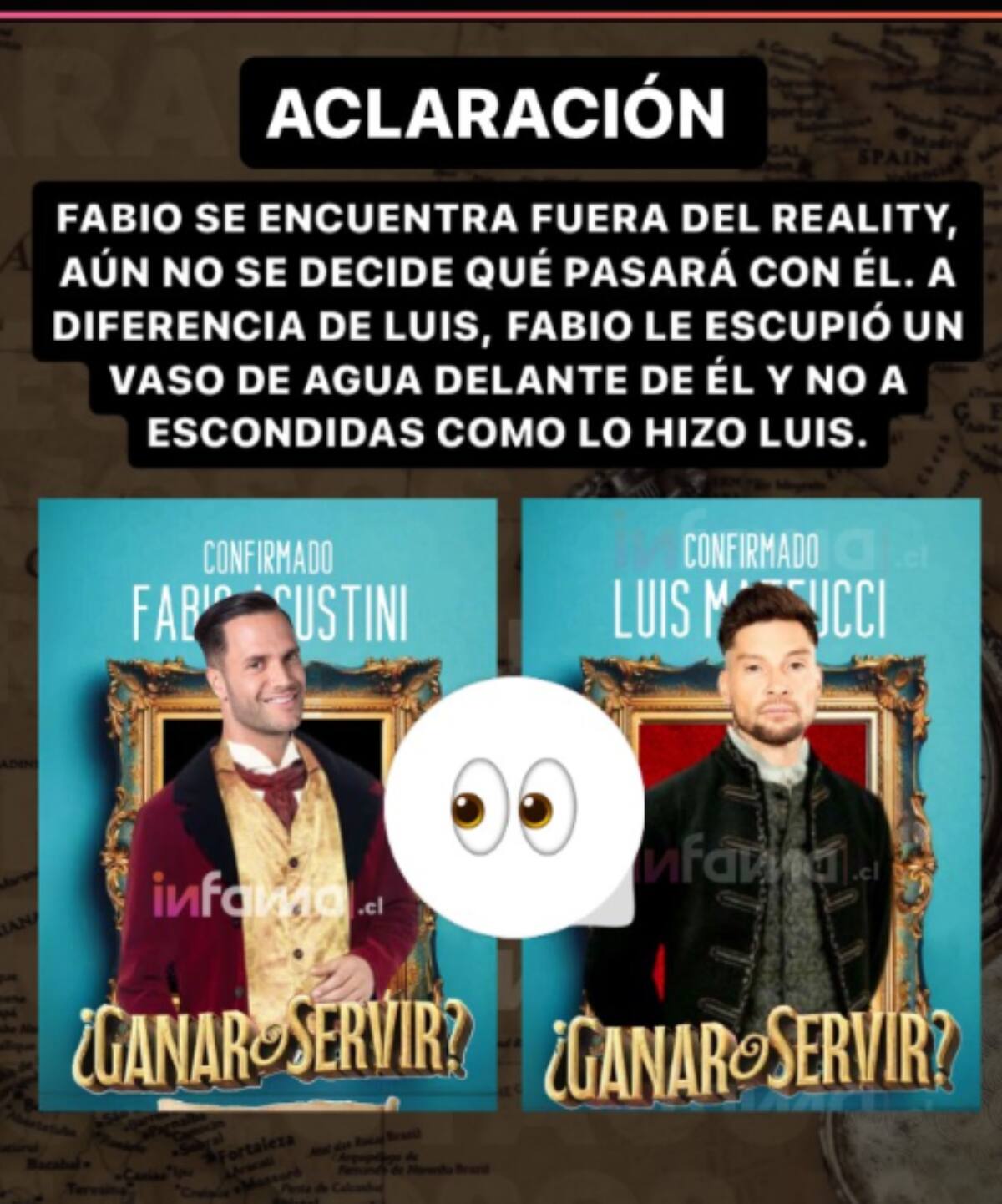 El español escupió la comida del argentino