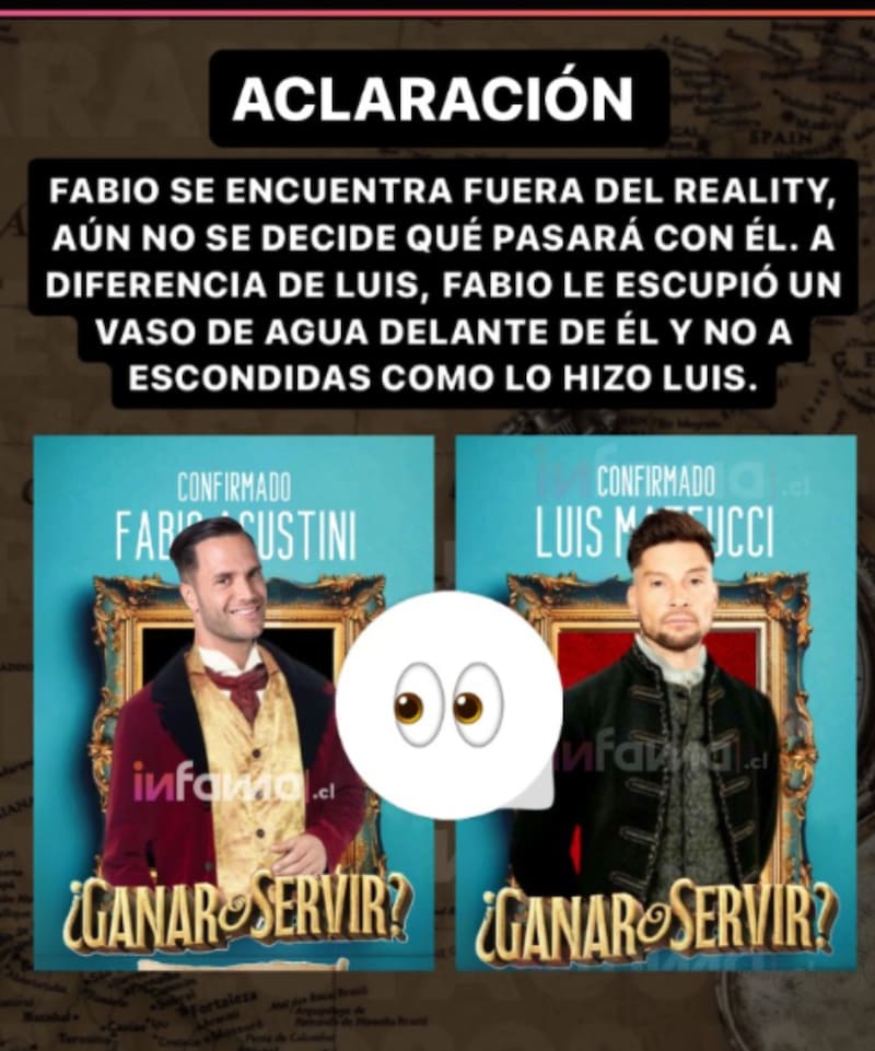 El español escupió la comida del argentino