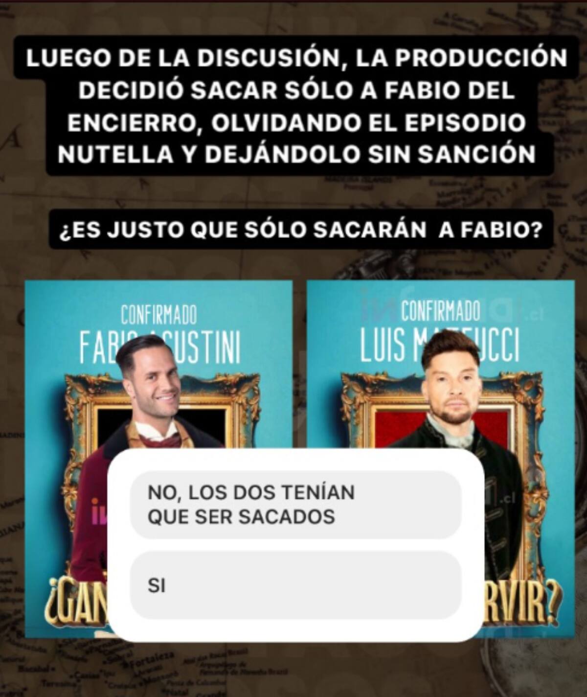 Fabio Agostini y Luis Mateucci nuevamente enfrentados, ahora en "Ganar o Servir"