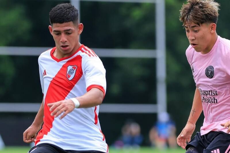 Fabricio Díaz en su paso por River Plate.