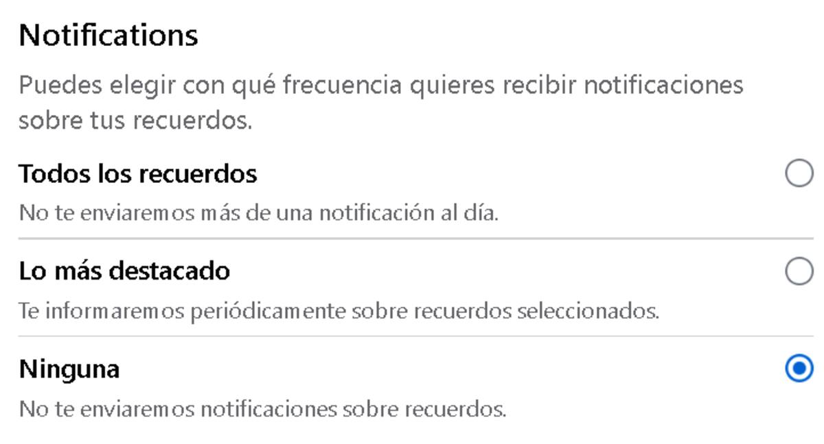 Desactiva el "Un día como hoy".
