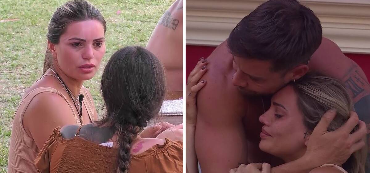 Faloon Larraguibel fue consolada por sus compañeros de encierro. Créditos: Instagram
