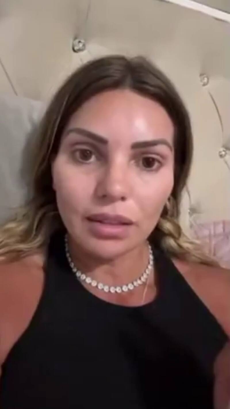 La transmisión en vivo de la famosa ya ha generado bastante polémica.