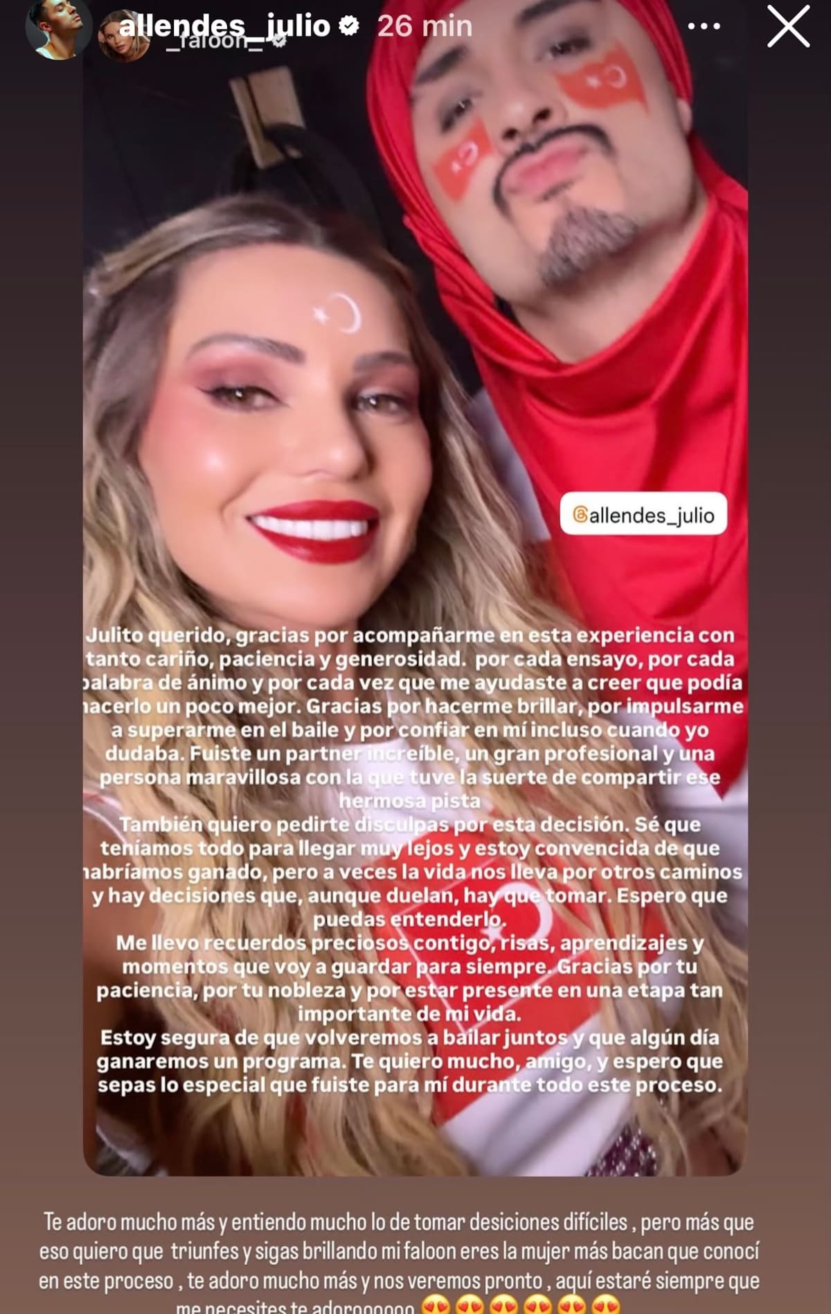 La rubia confirmó su salida de Fiebre de Baile.