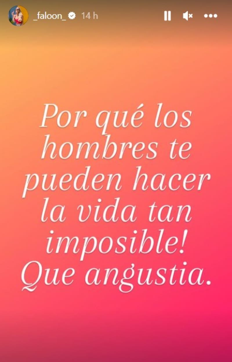 Faloon Larraguibel y la historia que preocupó a sus seguidores / Créditos: Instagram.