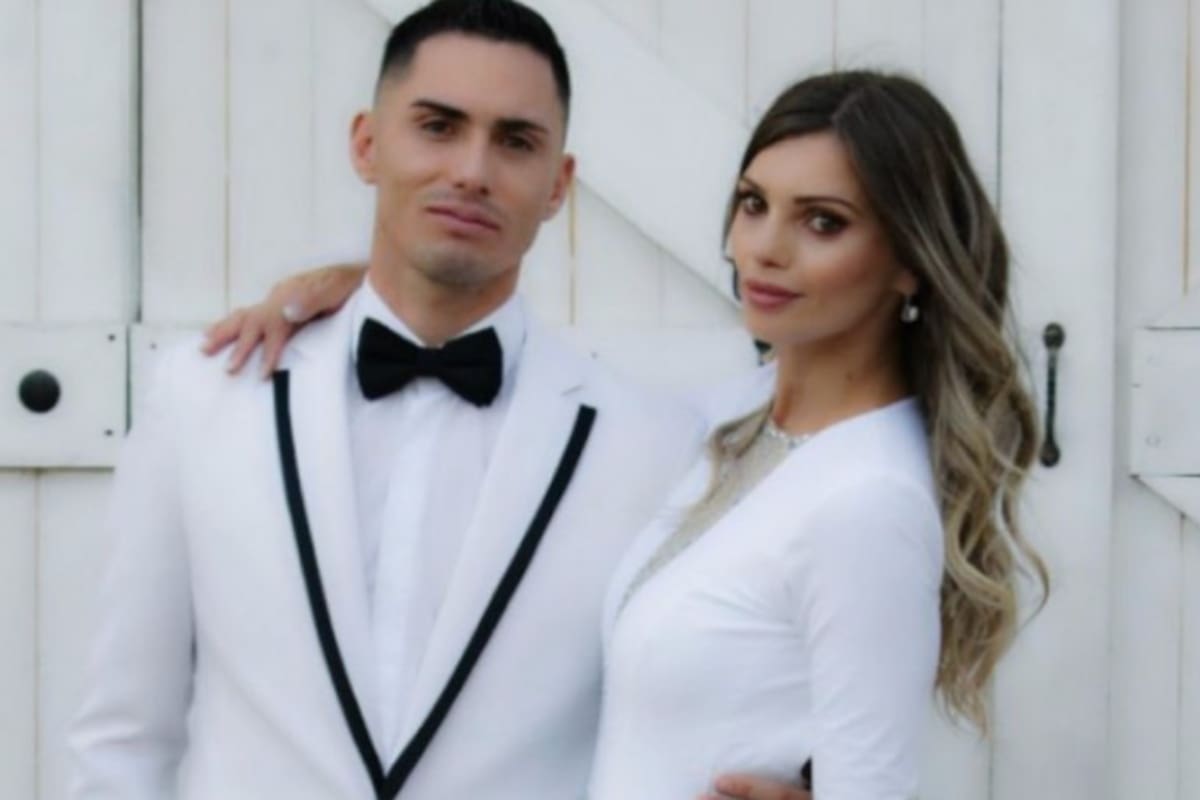 Faloon Larraguibel y Jean Paul Pineda cuando estaban casados