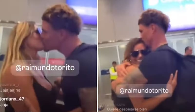 Este fue el registro en el que ambos dejaron en claro su unión fuera del reality.