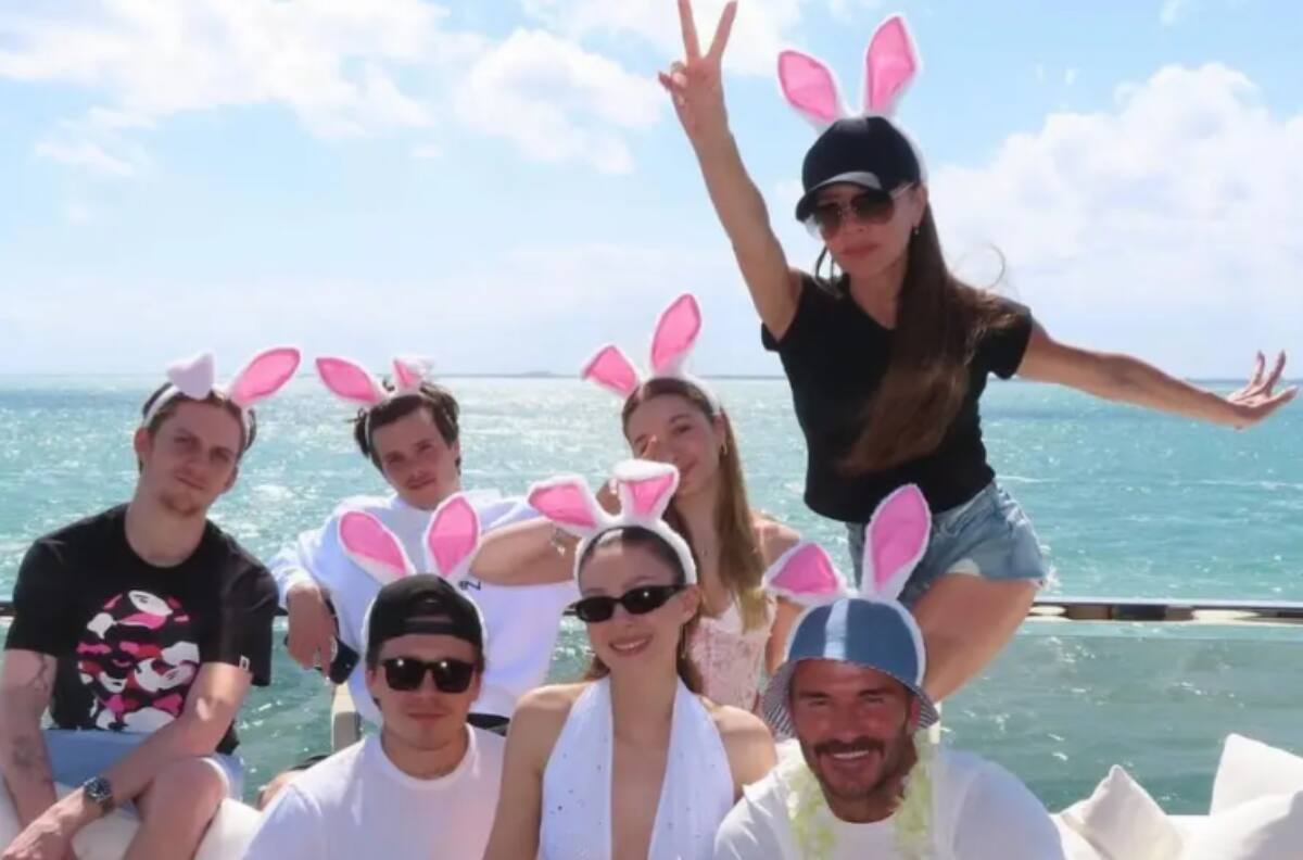 La Familia Beckham celebra Pascua en un yate de 20 millones de dólares