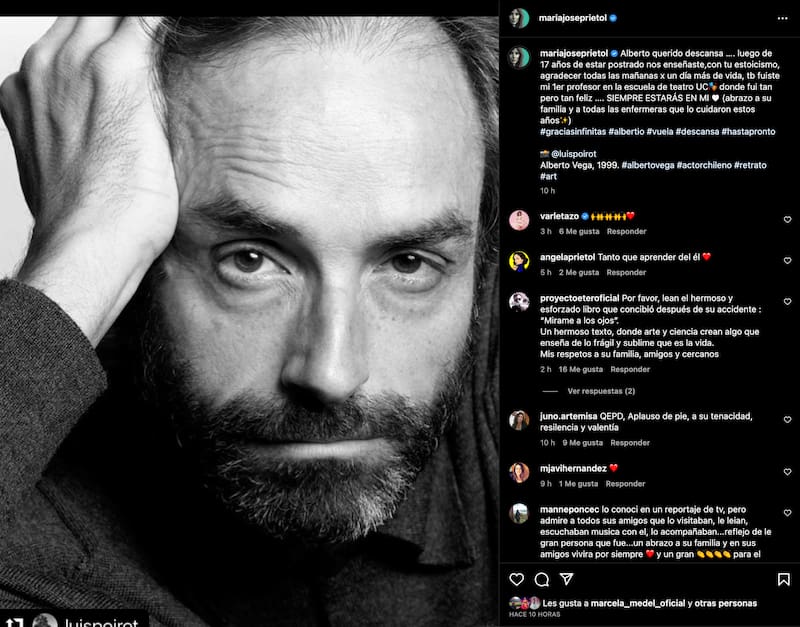 Famosos despiden a Alberto Vega