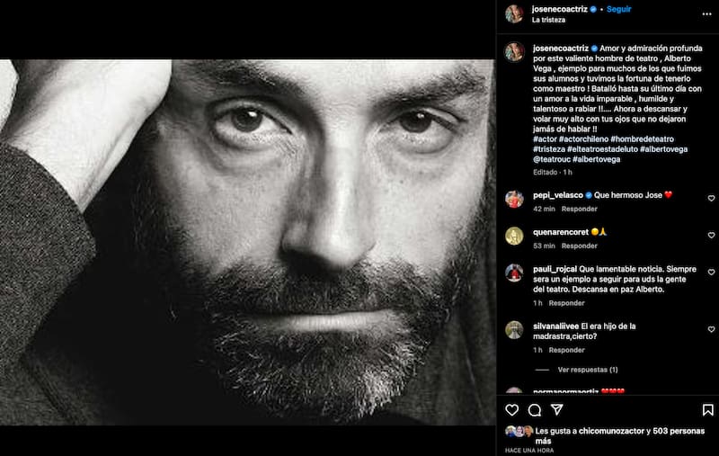 Famosos despiden a Alberto Vega