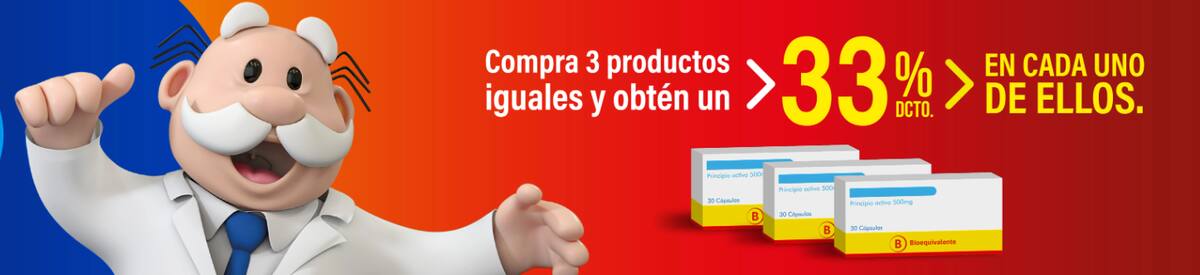 Conoce los detalles del 33% de descuento en esta cadena farmacéutica.