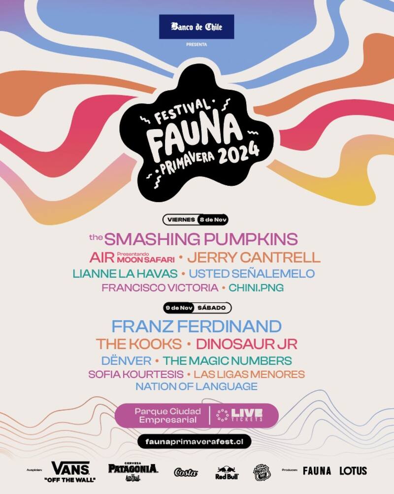 Fauna Primavera 2024 presenta su cartel por día