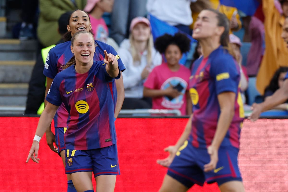 Ewa Pajor abrió el camino para la victoria sobre OL LYonnes. Foto: EFE.
