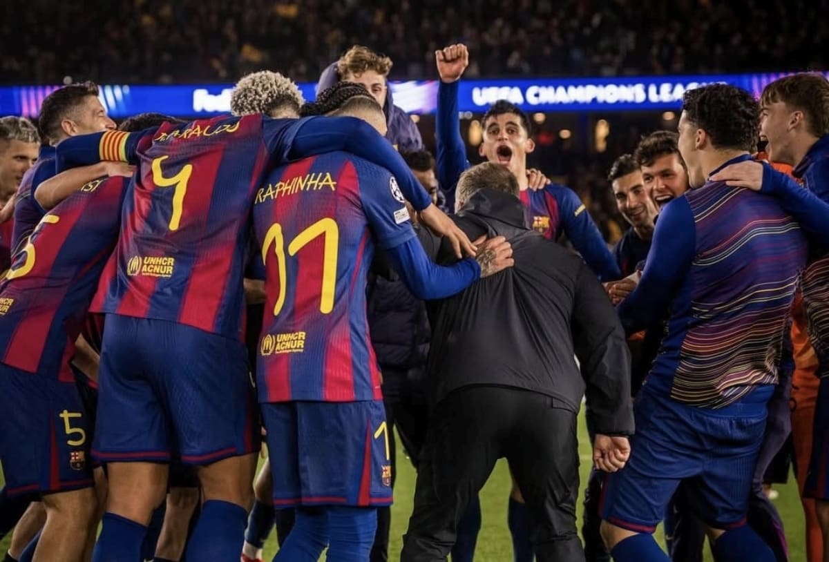 . Los culés ya están en cuartos de final de la Champions. Foto: FC Barcelona en Instagram.